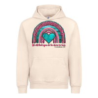 Sandshell valentine's day rainbow let all that you do be done in love 1 corinthi Urban Hoodie - AdoDesignShop