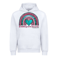 White valentine's day rainbow let all that you do be done in love 1 corinthi Urban Hoodie - AdoDesignShop