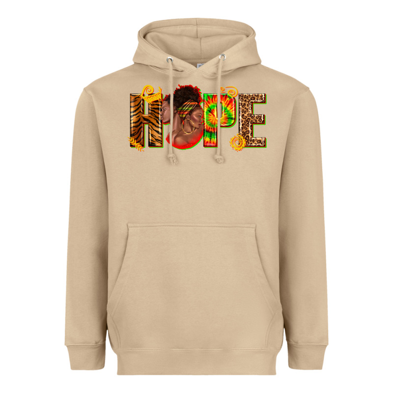 Hope Afro Heavyweight Hoodie by texasbilliewilder | Teevron