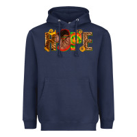 Navy hope afro Heavyweight Hoodie - texasbilliewilder