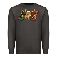 Smoke christmas joy cow Premium Sweatshirt - RanaPortraitStore