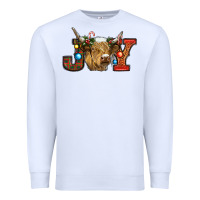White christmas joy cow Premium Sweatshirt - RanaPortraitStore