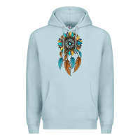 Blue Mist dreamer catcher sunflower Premium Hoodie - JahusDesignShop