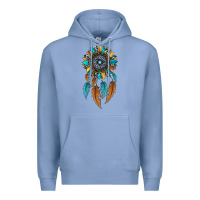 Colony Blue dreamer catcher sunflower Premium Hoodie - JahusDesignShop