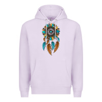 Lilac dreamer catcher sunflower Premium Hoodie - JahusDesignShop
