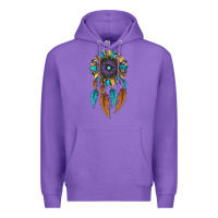Purple dreamer catcher sunflower Premium Hoodie - JahusDesignShop