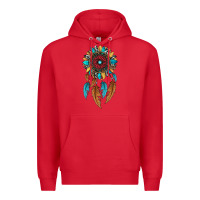 Red dreamer catcher sunflower Premium Hoodie - JahusDesignShop