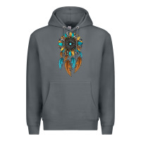 Rock dreamer catcher sunflower Premium Hoodie - JahusDesignShop