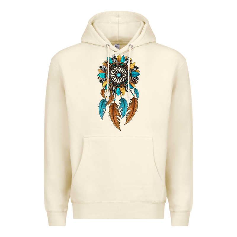 Dreamer Catcher Sunflower Premium Hoodie by JahusDesignShop | Teevron