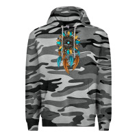 Slate Camo dreamer catcher sunflower Premium Hoodie - JahusDesignShop