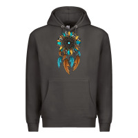 Smoke dreamer catcher sunflower Premium Hoodie - JahusDesignShop