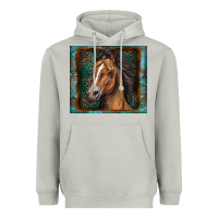 Moon Dust western horse Heavyweight Hoodie - Zillion Design Studio