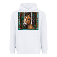 White western horse Heavyweight Hoodie - Zillion Design Studio