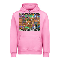 Fuchsia Pink easter bunny egg cowhide leopard Urban Hoodie - Artiststas