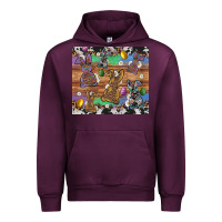 Mauve Wine easter bunny egg cowhide leopard Urban Hoodie - Artiststas