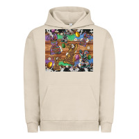 Pigment French Oak easter bunny egg cowhide leopard Urban Hoodie - Artiststas