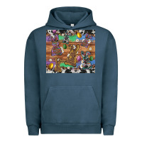Pigment Midnight Navy easter bunny egg cowhide leopard Urban Hoodie - Artiststas