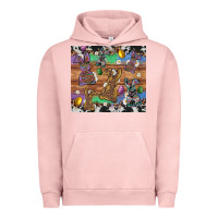 Pigment Salmon easter bunny egg cowhide leopard Urban Hoodie - Artiststas