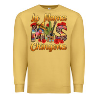 Antique Gold La Mama mas Chingona Premium Sweatshirt - texasbilliewilder