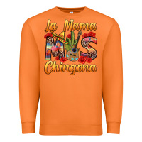 Carrot La Mama mas Chingona Premium Sweatshirt - texasbilliewilder