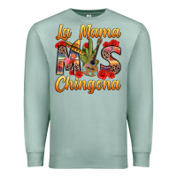 Seafoam La Mama mas Chingona Premium Sweatshirt - texasbilliewilder