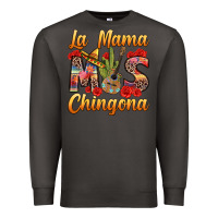 Smoke La Mama mas Chingona Premium Sweatshirt - texasbilliewilder
