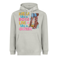 Moon Dust hustle like a boss live like a queen Heavyweight Hoodie - texasbilliewilder
