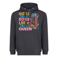 Smoke hustle like a boss live like a queen Heavyweight Hoodie - texasbilliewilder