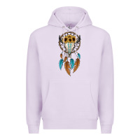 Lilac dreamer catcher bull skull Premium Hoodie - JahusDesignShop