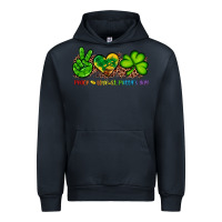 Navy peace love st patty's day Urban Hoodie - Artiststas