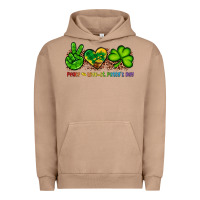 Pigment Burro peace love st patty's day Urban Hoodie - Artiststas
