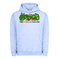 Pigment Grape Ice peace love st patty's day Urban Hoodie - Artiststas