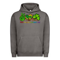 Pigment Tornado peace love st patty's day Urban Hoodie - Artiststas