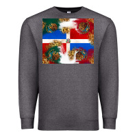 Charcoal Heather Mexican and Dominican Republic Premium Sweatshirt - texasbilliewilder