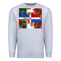 Heather Grey Mexican and Dominican Republic Premium Sweatshirt - texasbilliewilder