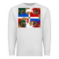 Oatmeal Heather Mexican and Dominican Republic Premium Sweatshirt - texasbilliewilder