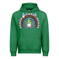 Emerald easter gnome rainbow Urban Hoodie - Artiststas