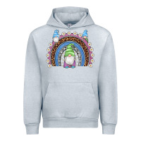 Heather Grey easter gnome rainbow Urban Hoodie - Artiststas