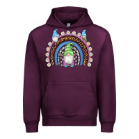 Mauve Wine easter gnome rainbow Urban Hoodie - Artiststas