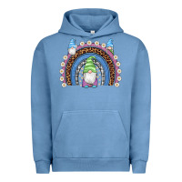 Pigment Pebble Blue easter gnome rainbow Urban Hoodie - Artiststas