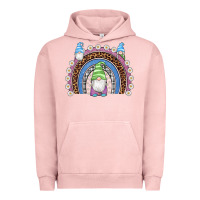 Pigment Salmon easter gnome rainbow Urban Hoodie - Artiststas