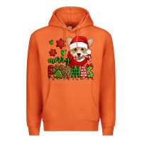 Carrot merry pawmas christmas corgi Premium Hoodie - Jasminsmagicworld