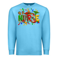 Ocean Blue cinco de mayo nurse Premium Sweatshirt - Zillion Design Studio