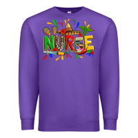 Purple cinco de mayo nurse Premium Sweatshirt - Zillion Design Studio