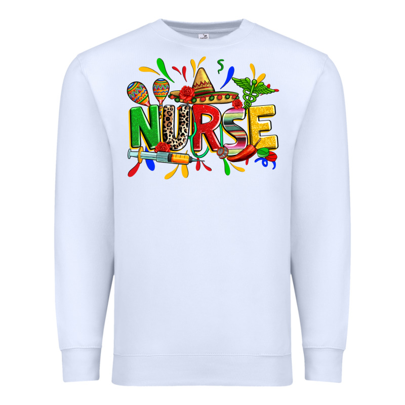 Cinco De Mayo Nurse Premium Sweatshirt by Zillion Design Studio | Teevron