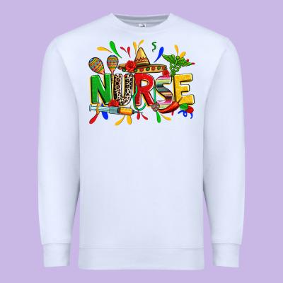 Cinco De Mayo Nurse Premium Sweatshirt Designed By Zillion Design Studio