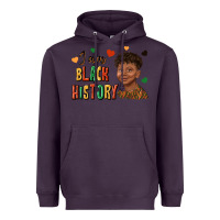 Plum i am black history afro black boy child juneteenth Heavyweight Hoodie - texasbilliewilder