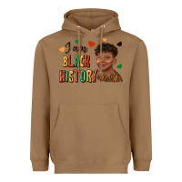 Toasted Coconut i am black history afro black boy child juneteenth Heavyweight Hoodie - texasbilliewilder