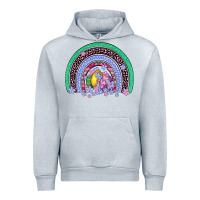 Heather Grey easter egg rainbow Urban Hoodie - Artiststas