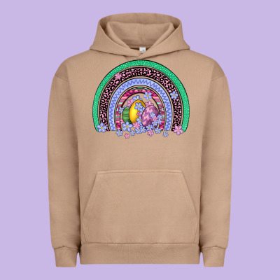 Easter Egg Rainbow Urban Hoodie Designed By Artiststas